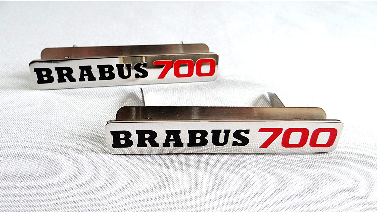 Metal floor mats Brabus 700 carpet emblem for Mercedes-Benz W463 G-Class set 2pcs - Custom Class