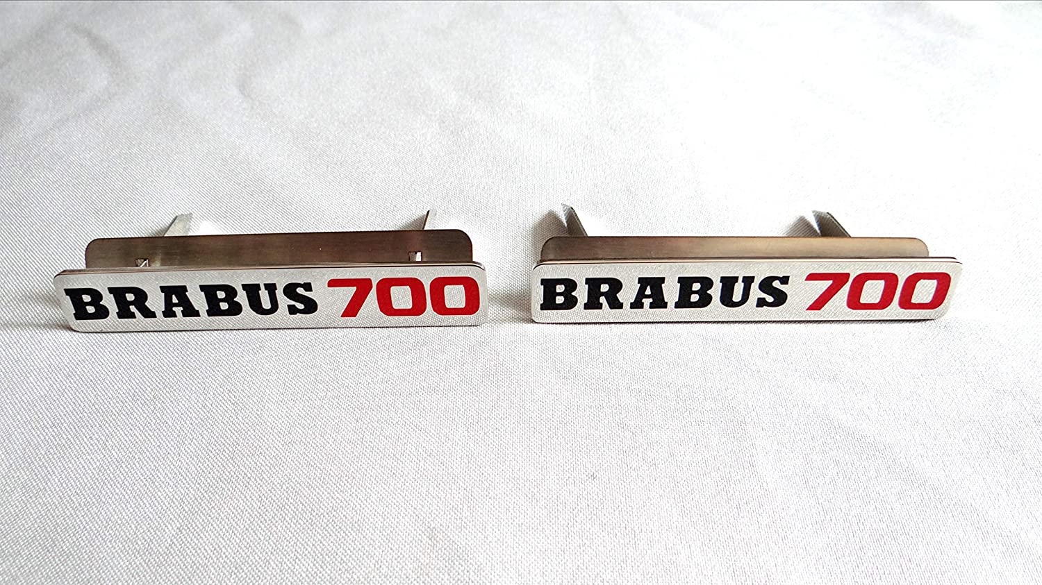 Metal floor mats Brabus 700 carpet emblem for Mercedes-Benz W463 G-Class set 2pcs - Custom Class