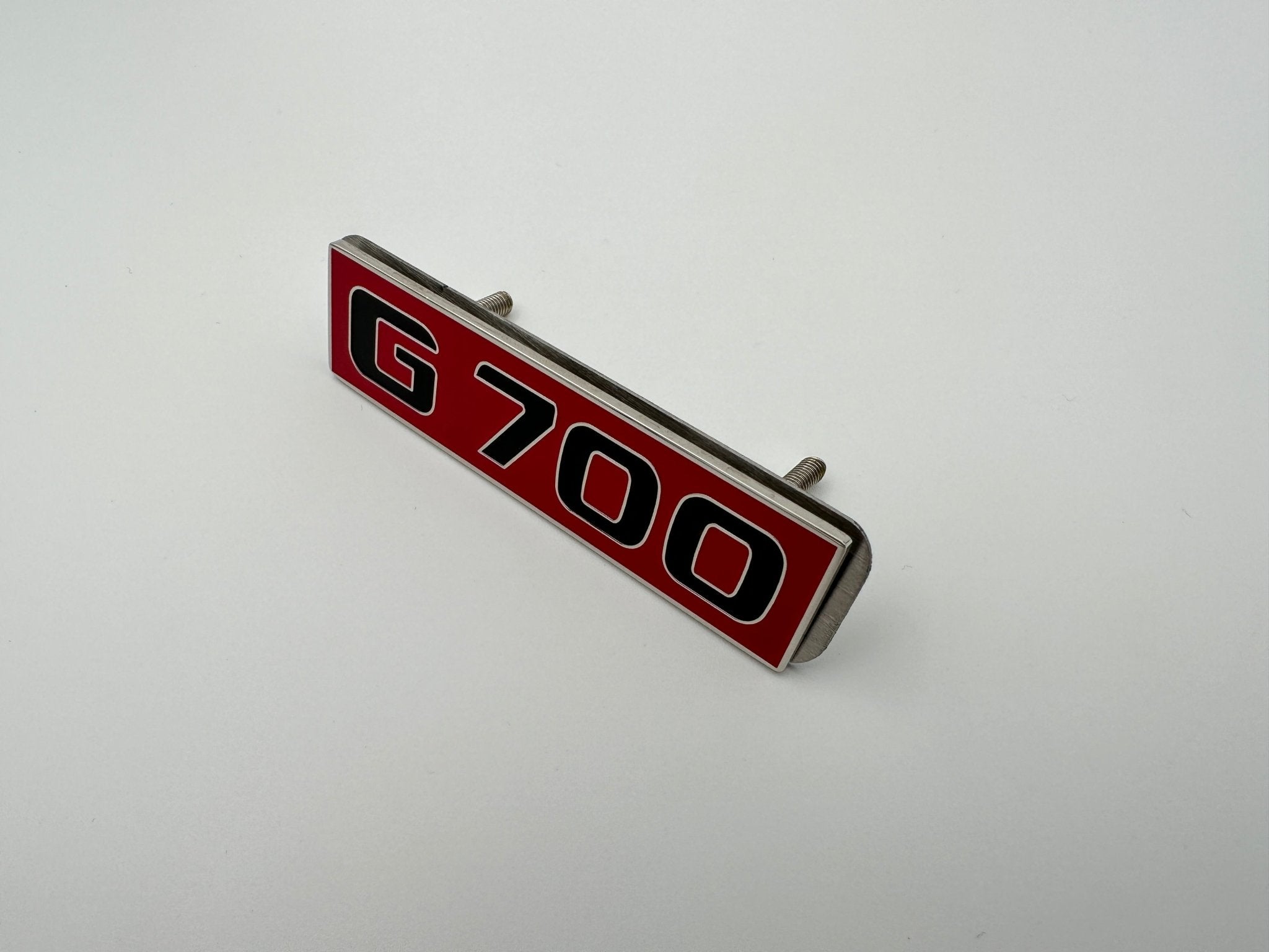 Metal G700 Red Emblem for Mercedes-Benz front grille G-Class W463 - Custom Class