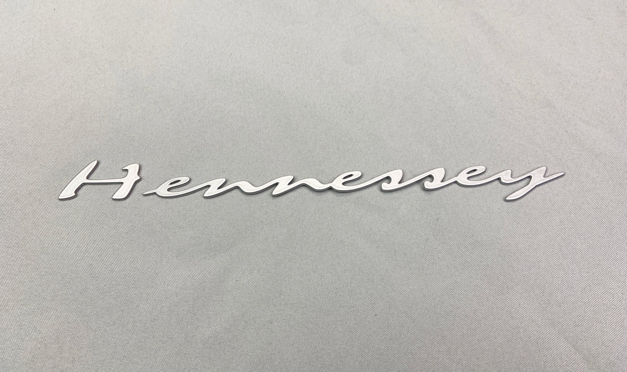 Metal Hennessey badge silver gloss emblem refurbished for car trunk - Custom Class