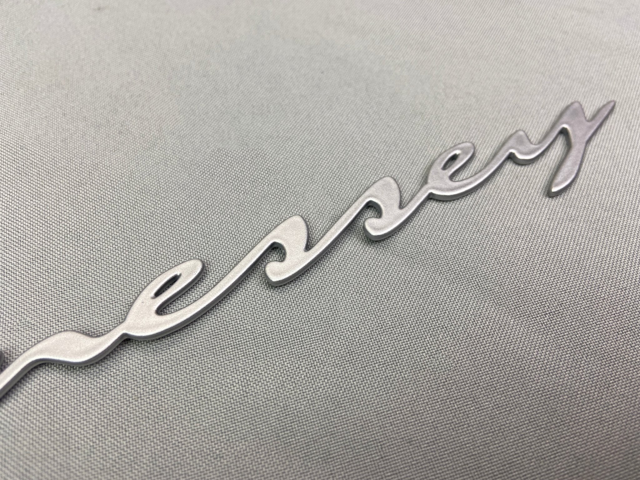 Metal Hennessey badge silver gloss emblem refurbished for car trunk - Custom Class