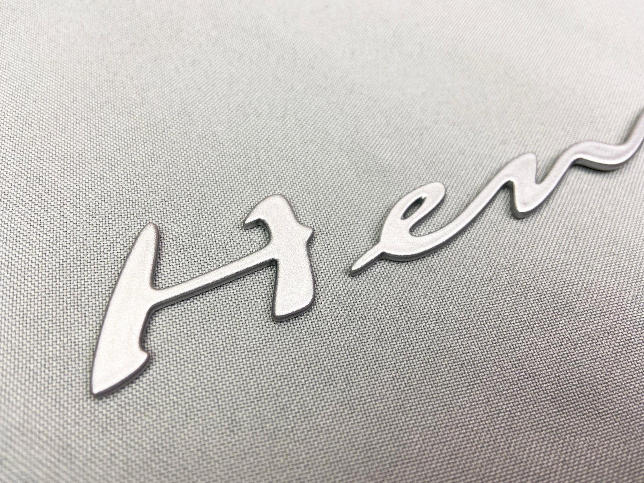 Metal Hennessey badge silver gloss emblem refurbished for car trunk - Custom Class