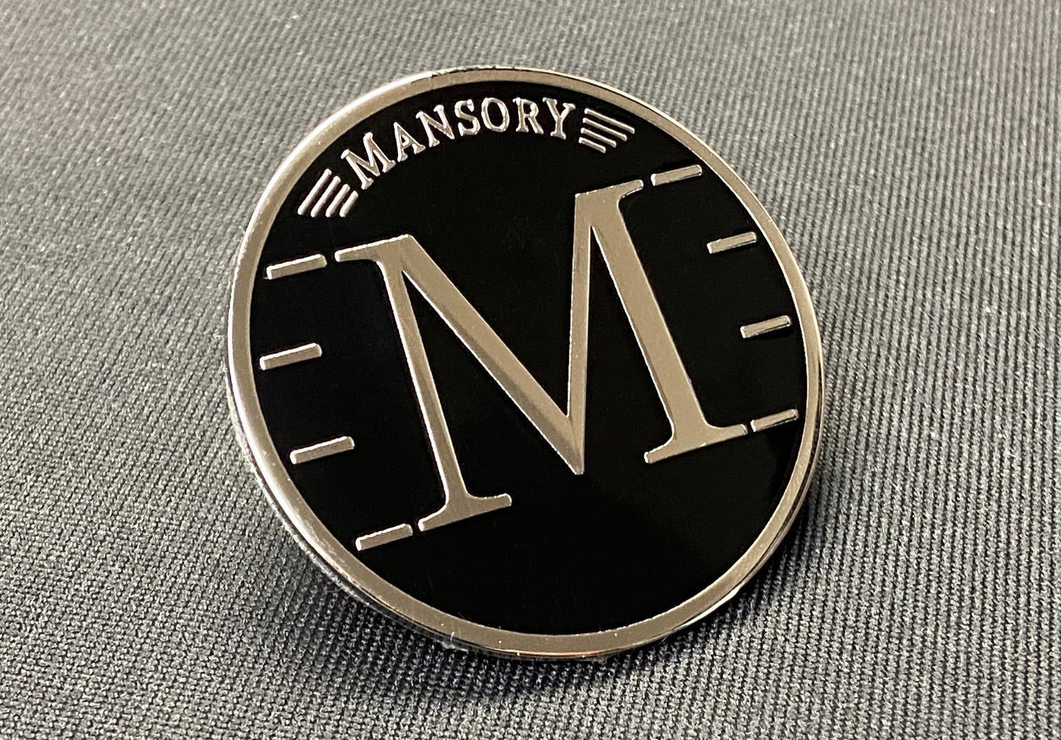Metal Mansory style exterior logo badge 58mm for Mercedes-Benz W463 W463A - Custom Class