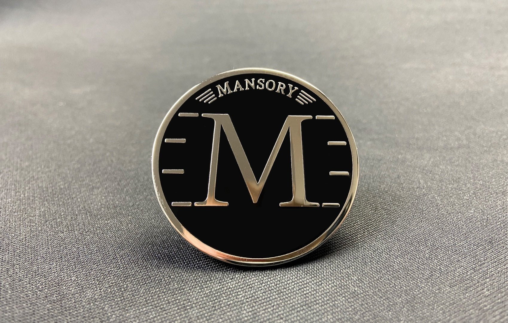 Metal Mansory style exterior logo badge 58mm for Mercedes-Benz W463 W463A - Custom Class