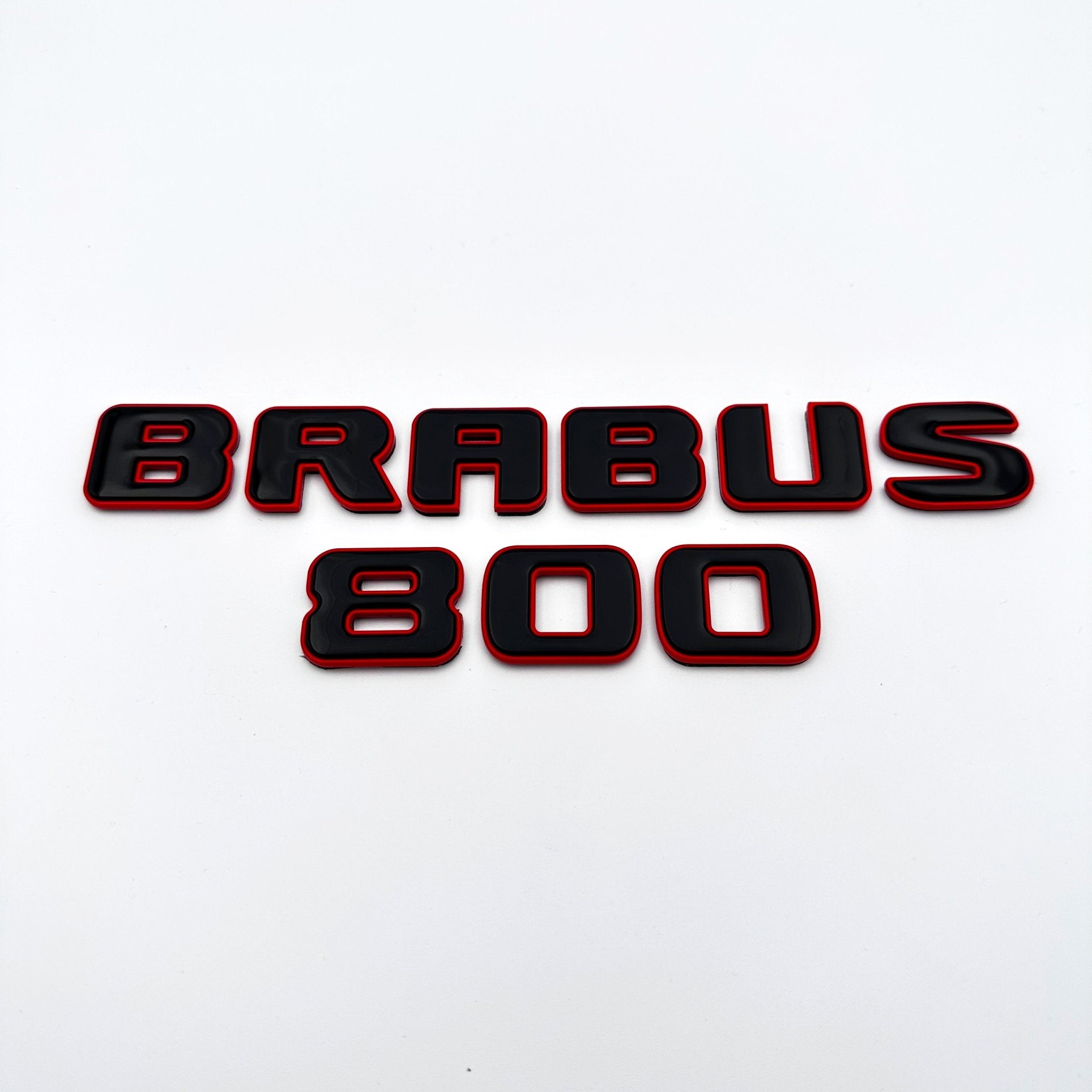 Metal RED Brabus 800 emblems badges set for Mercedes-Benz G-Class W463 W463A W465 - Custom Class