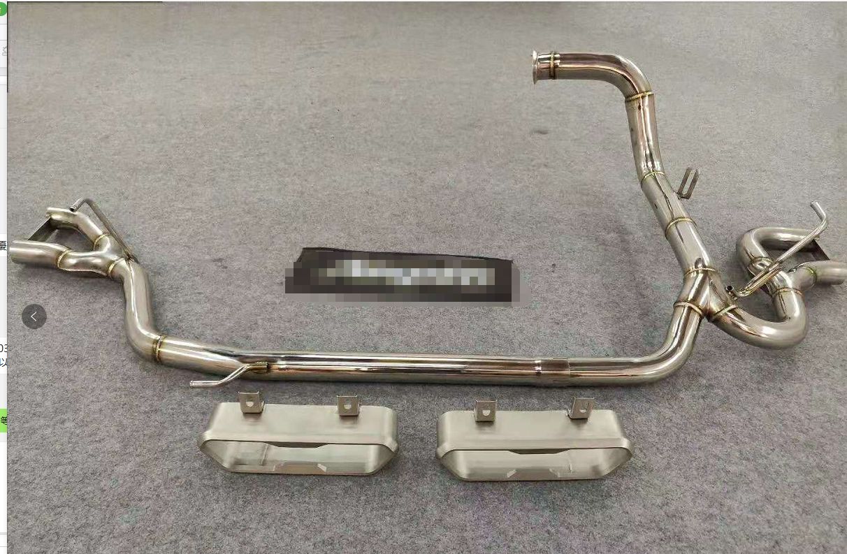 Original Akrapovic titanium full exhaust system for Mercedes-Benz G63 AMG G500 BRABUS W463A W464 2018-2022 - Custom Class