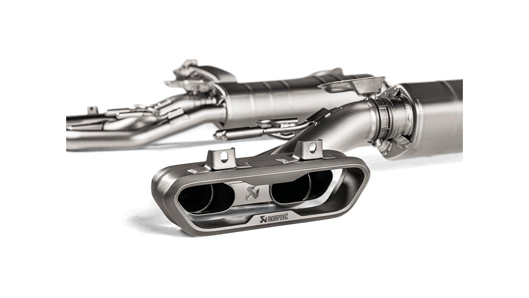 Original Akrapovic titanium full exhaust system for Mercedes-Benz G63 AMG G500 BRABUS W463A W464 2018-2022 - Custom Class