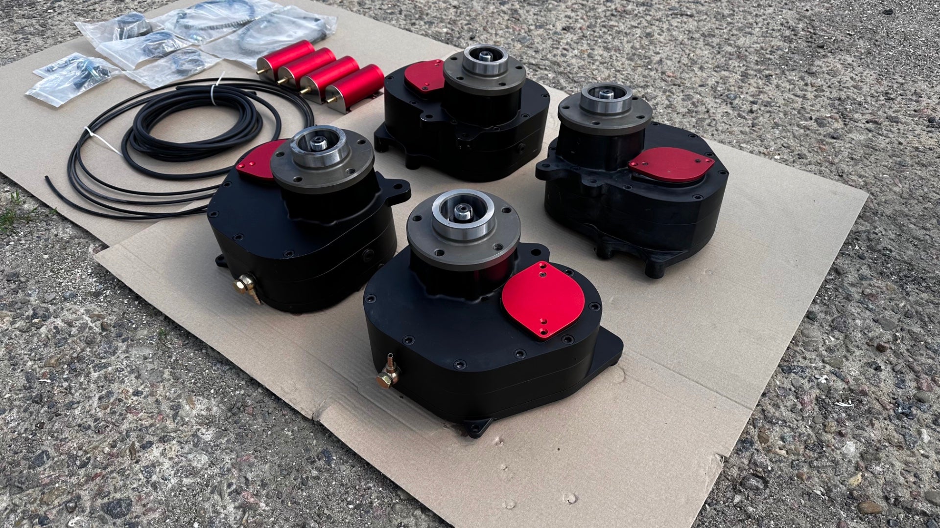 TIBUS portals with new upper A-arm (adjustable camber) and new stronger steering knuckles for Mercedes-Benz W463a W464 4x4 6x6 - Custom Class