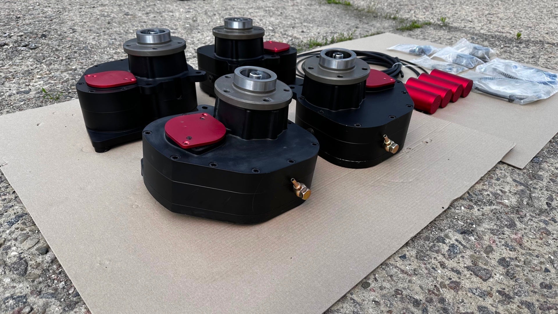 TIBUS portals with new upper A-arm (adjustable camber) and new stronger steering knuckles for Mercedes-Benz W463a W464 4x4 6x6 - Custom Class