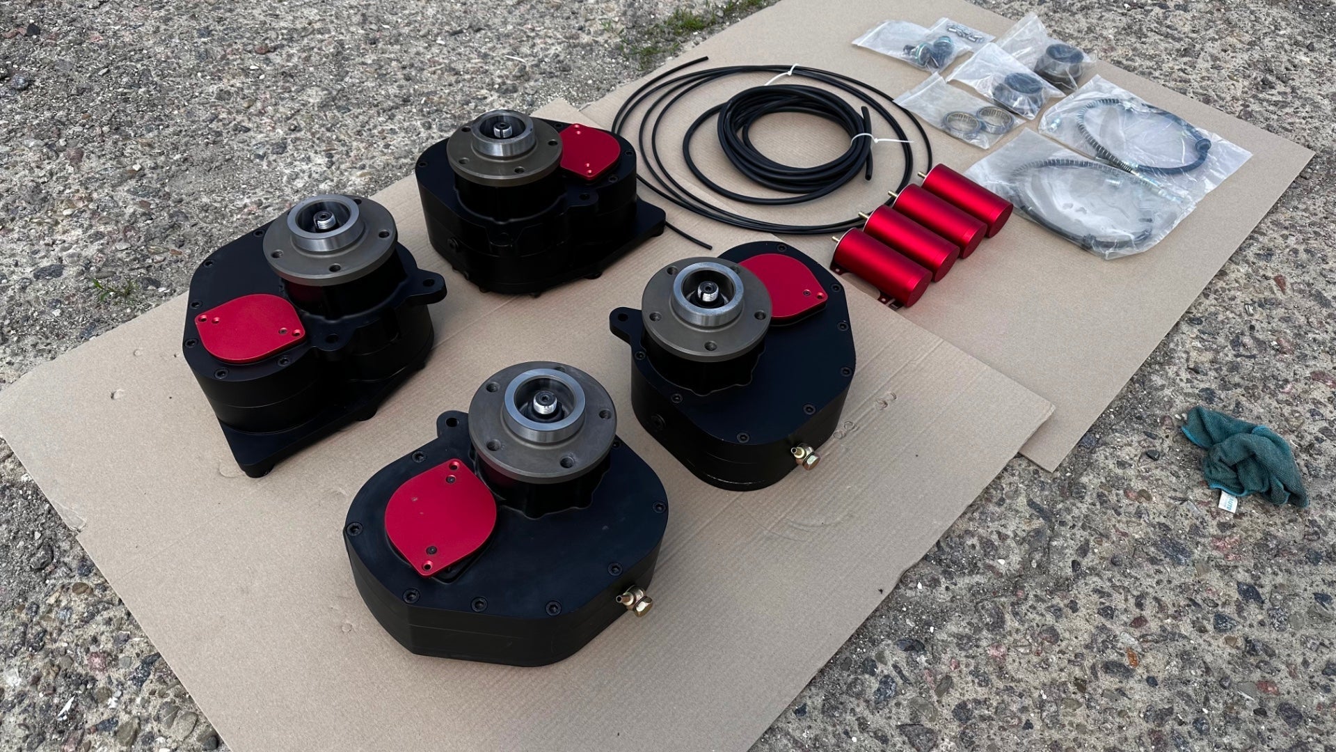 TIBUS portals with new upper A-arm (adjustable camber) and new stronger steering knuckles for Mercedes-Benz W463a W464 4x4 6x6 - Custom Class