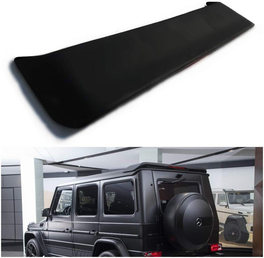 Rear Brabus roof spoiler fiberglass with stop signal for Mercedes W463 G-Wagon from Custom Class, featuring sporty and functional design.