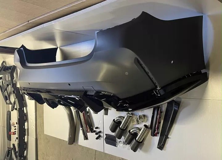 Rear bumper with exhaust M3 style for BMW 3 Series G20 G21 2019-2022 - Custom Class