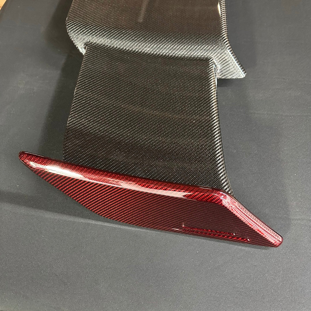 Red carbon fiber rear roof spoiler Brabus Rocket Style for Mercedes-Benz W463 W463A W464 G-Class - Custom Class