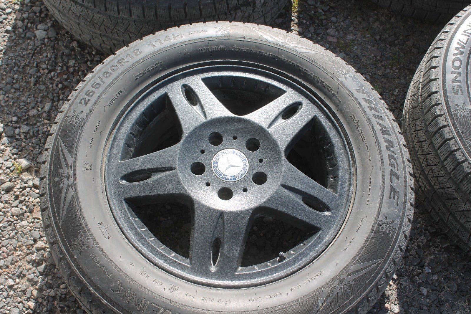 Rims R18 BLACK with tires for Mercedes-Benz W463 G-Class 4pcs - Custom Class