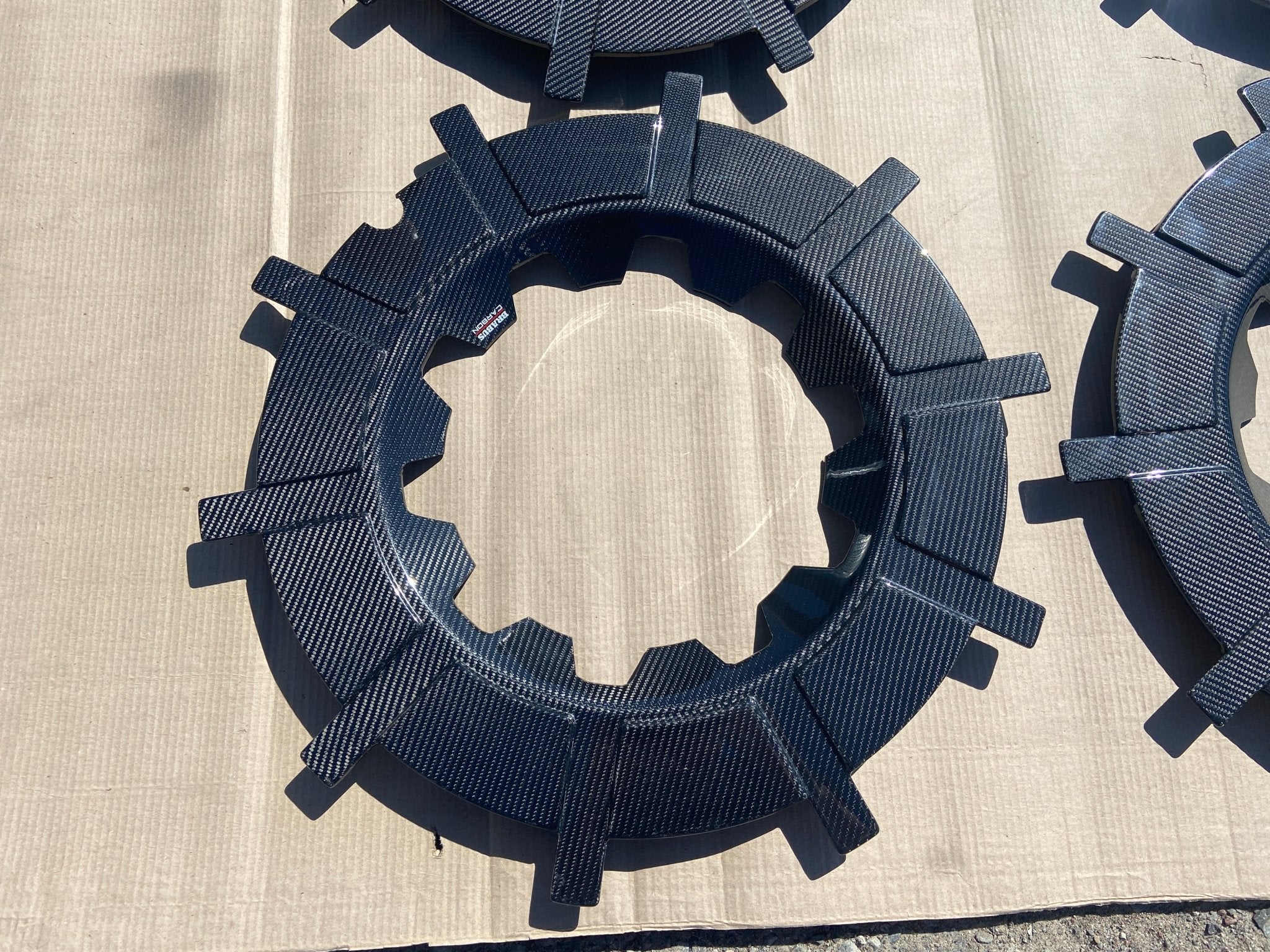 Rocket edition 22', 23', 24' Carbon covers for Brabus Monoblock Z rims for Mercedes-Benz W463A - Custom Class