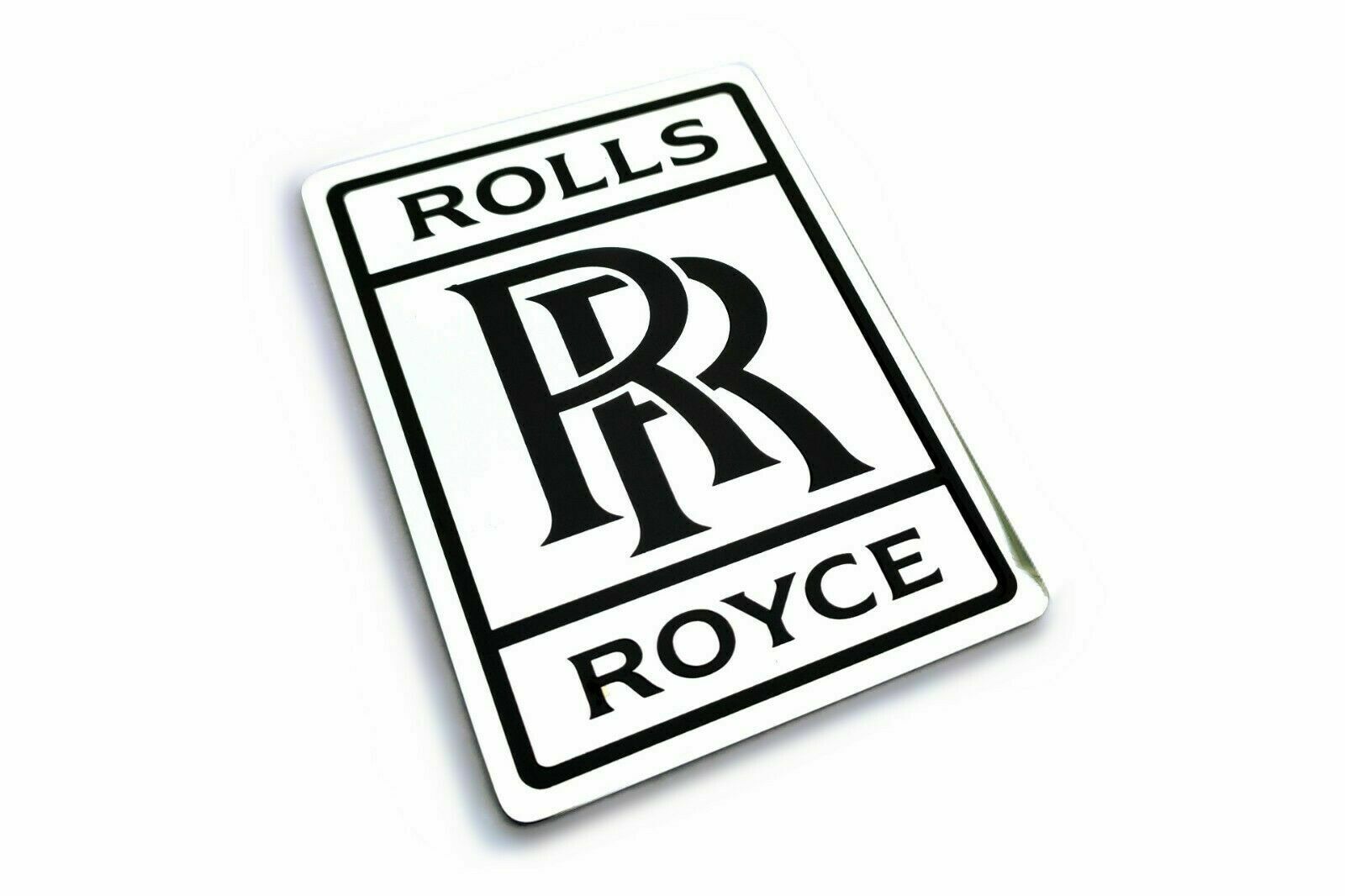 Rolls Royce Ghost Phantom Emblem Badge Chrome Gloss Metal Hood Trunk Big Sign - Custom Class