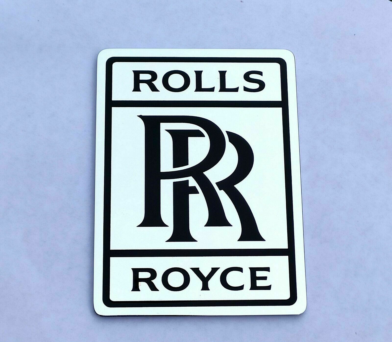 Rolls Royce Ghost Phantom Emblem Badge Chrome Gloss Metal Hood Trunk Big Sign - Custom Class