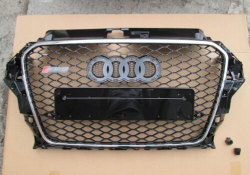 RS3 chrome black front bumper radiator grille for Audi A3 2012-2015 - Custom Class