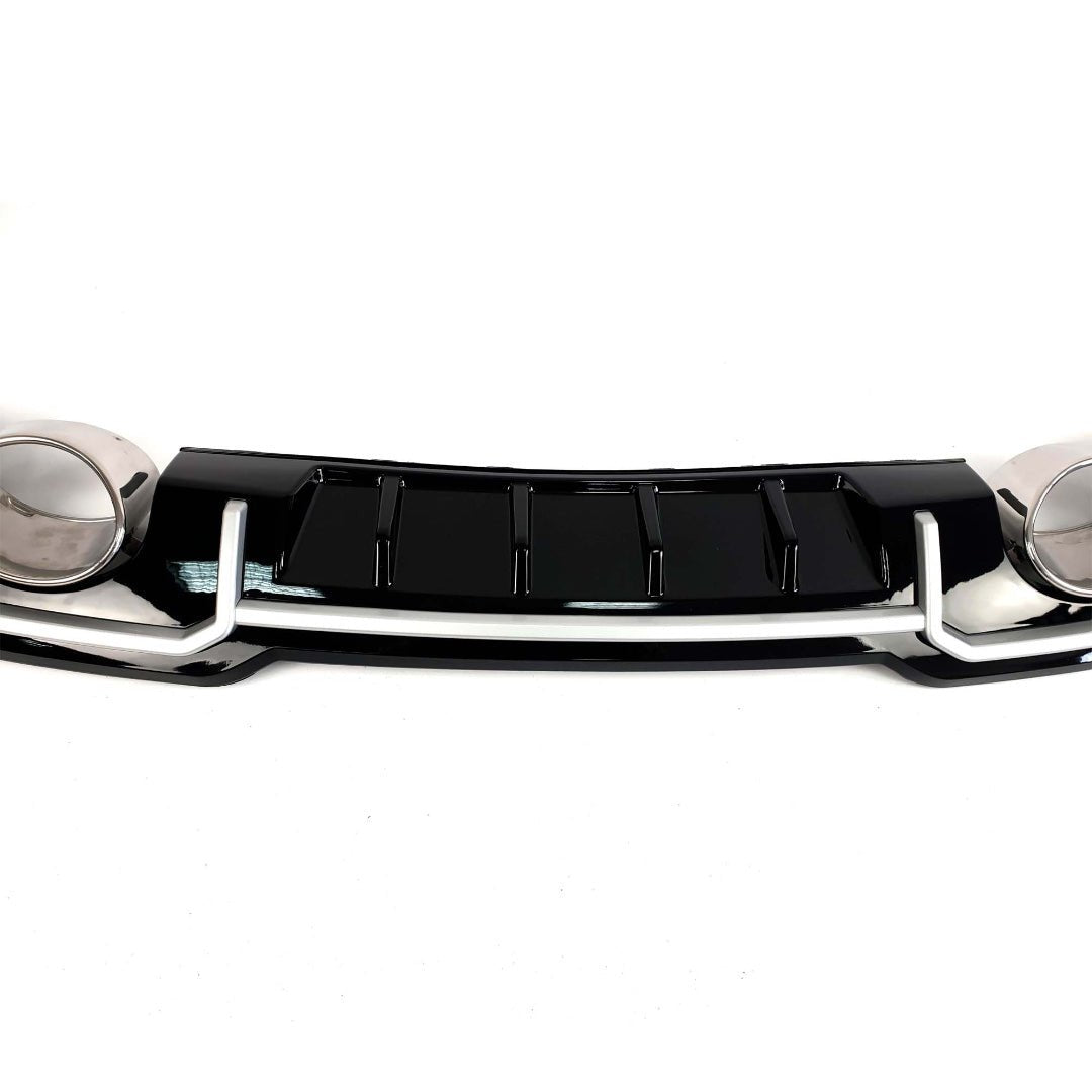 RS3 rear diffuser with exhaust tips for Audi A3 S3 8V 2016-2020 sedan - Custom Class