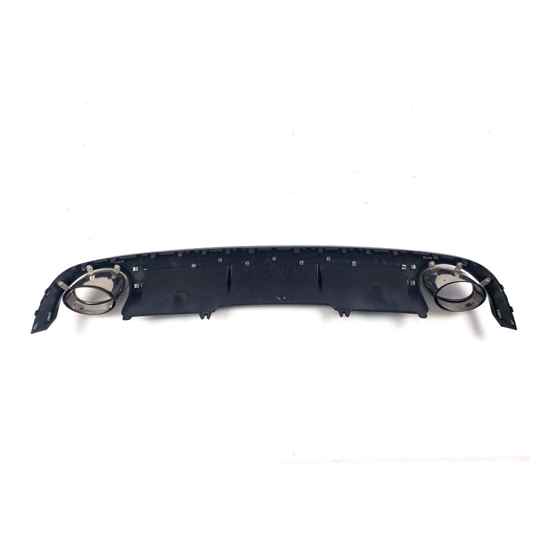 RS4 black rear diffuser with exhaust tips for Audi A4 S4 B9 2015-2019 - Custom Class