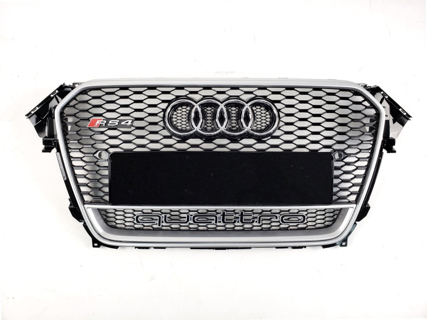 RS4 style chrome quattro radiator grille for Audi A4 B8 2012-2015 - Custom Class