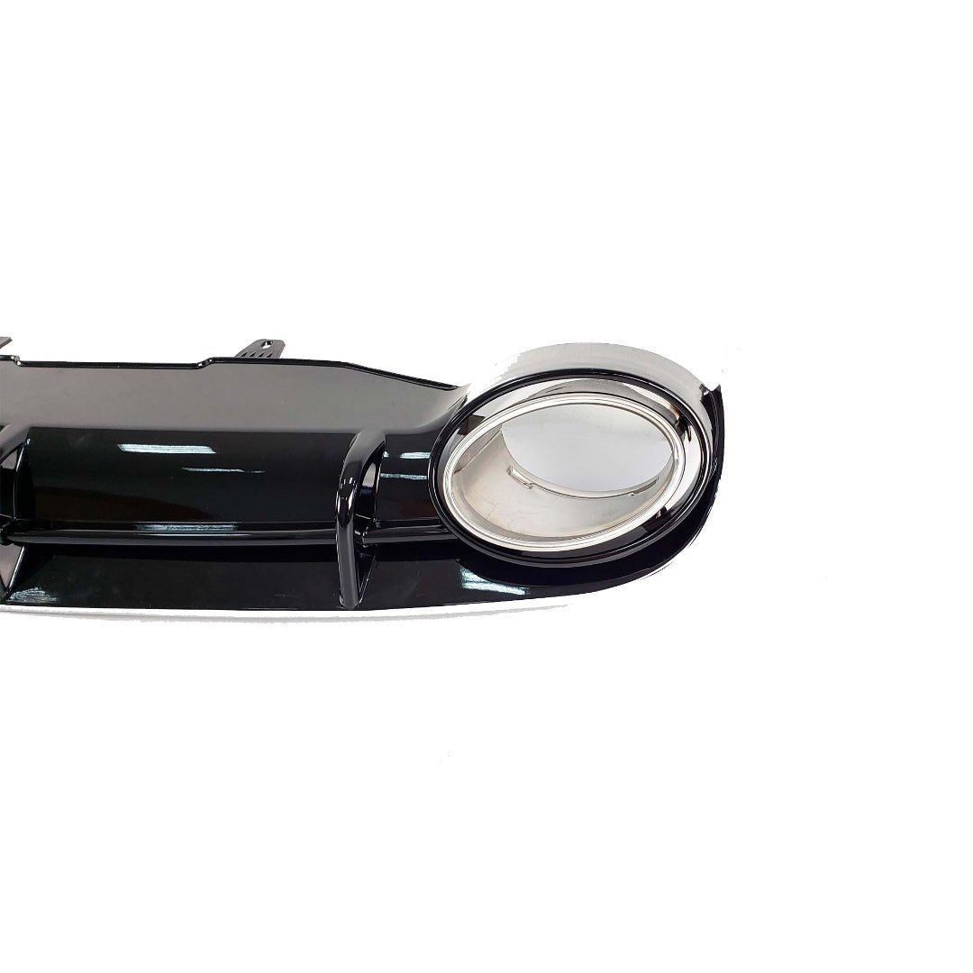 RS6 black rear diffuser with exhaust tips for Audi A6 S6 C7 2011-2014 - Custom Class