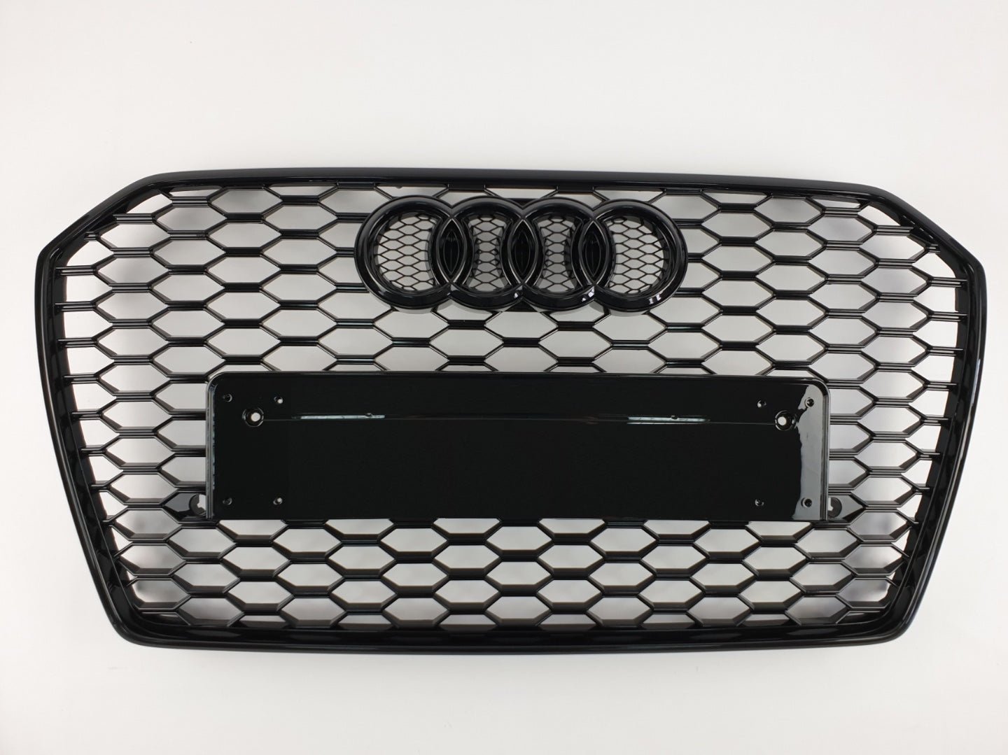 RS6 front bumper radiator grille black for Audi A6 C7 2014-2018