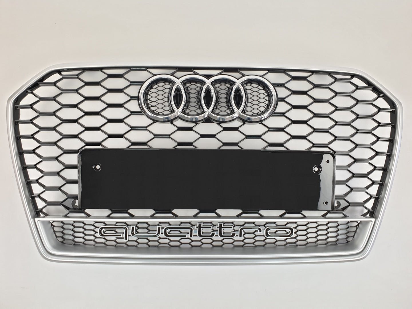 RS6 front bumper radiator grille chrome QUATTRO for Audi A6 C7 2014-2018 - Custom Class