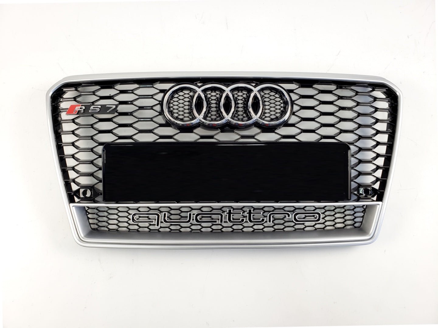 RS7 front bumper radiator grille chrome QUATTRO for Audi A7 4G 2010-2014 - Custom Class