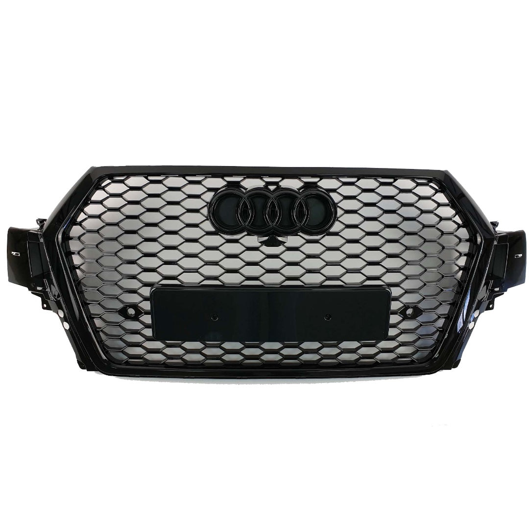 RSQ7 front bumper black radiator grille for Audi Q7 4M 2015-2019 - Custom Class
