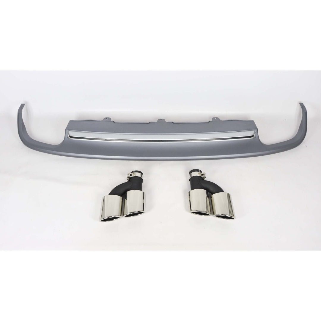 S-line S6 rear diffuser with exhaust tips for Audi A6 S6 C7 2011-2014 - Custom Class