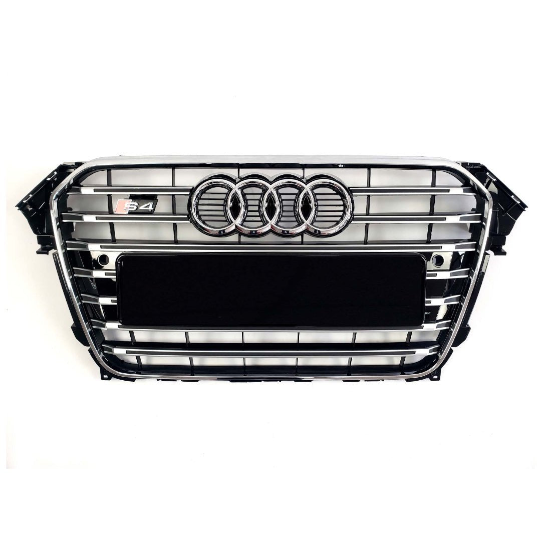 S4 chrome radiator grille for front bumper Audi A4 B8 2012-2015 - Custom Class