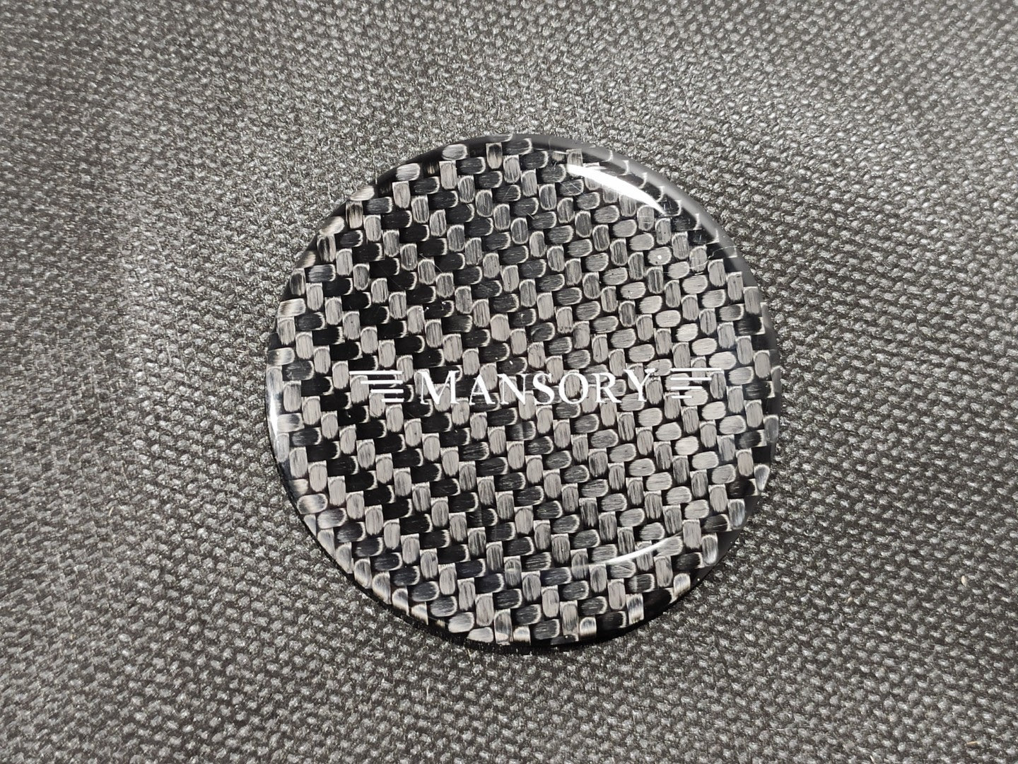 Сarbon fiber Brabus badge emblem logo 53mm for Mercedes W463 W464 G Wagon - Custom Class