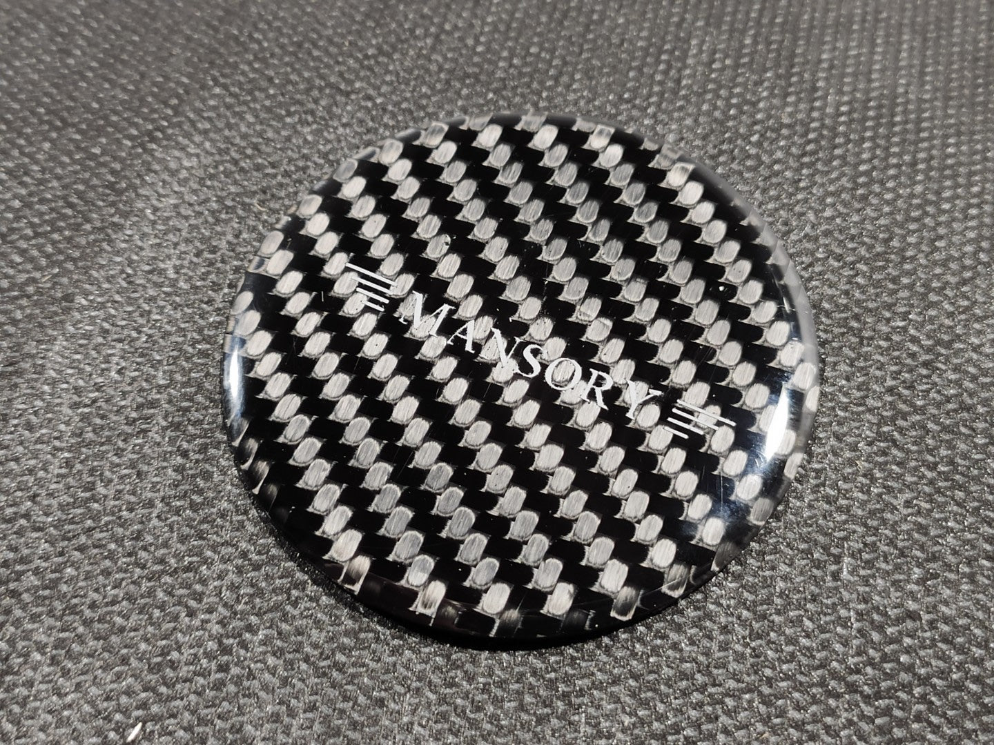 Сarbon fiber Brabus badge emblem logo 53mm for Mercedes W463 W464 G Wagon - Custom Class