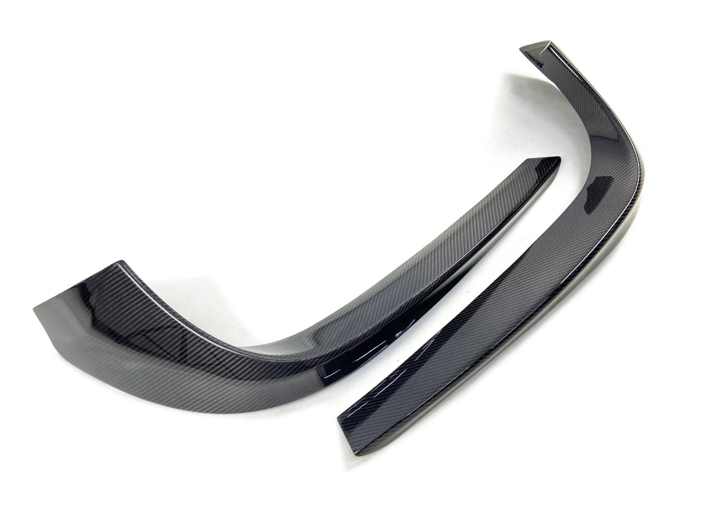 Сarbon fiber Brabus front bumper attachment lip covers for Mercedes-Benz S-Class W217 / C217 - Custom Class