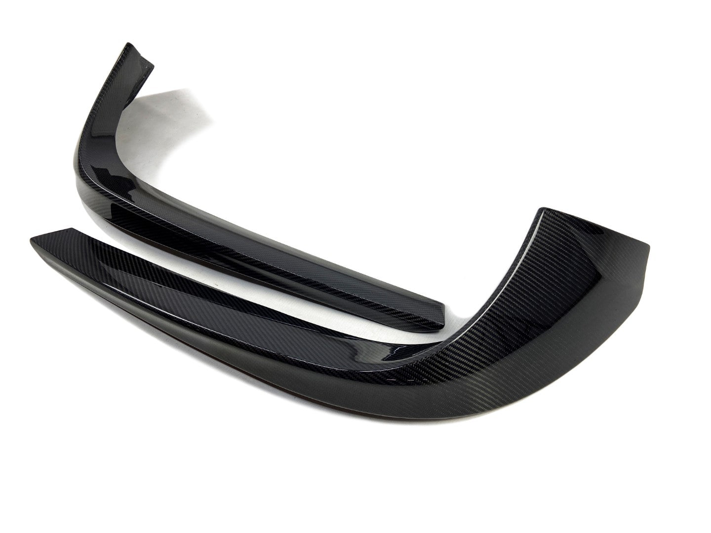Сarbon fiber Brabus front bumper attachment lip covers for Mercedes-Benz S-Class W217 / C217 - Custom Class