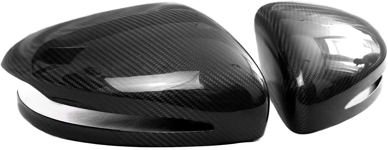 Mirror Covers – Side View Carbon Fiber Mirror Caps for Mercedes-Benz G-Class W463A W464 - Custom Class