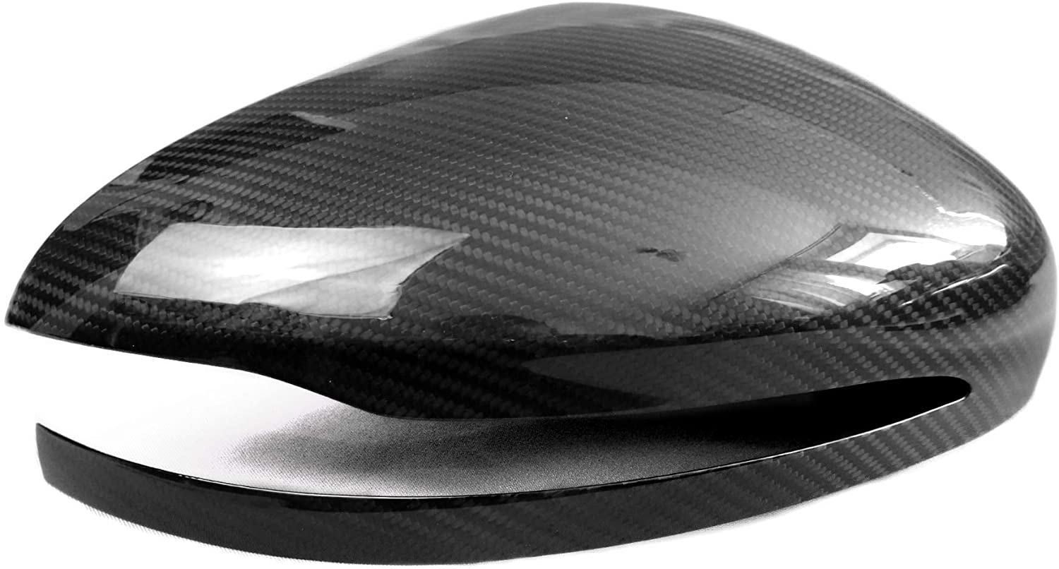 Mirror Covers – Side View Carbon Fiber Mirror Caps for Mercedes-Benz G-Class W463A W464, designed for installation over existing mirrors with a high-gloss or matte finish.