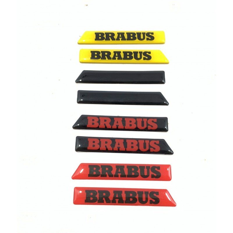 Side Moldings Inserts yellow black red green Brabus for Mercedes W463A W465 G-class - Custom Class