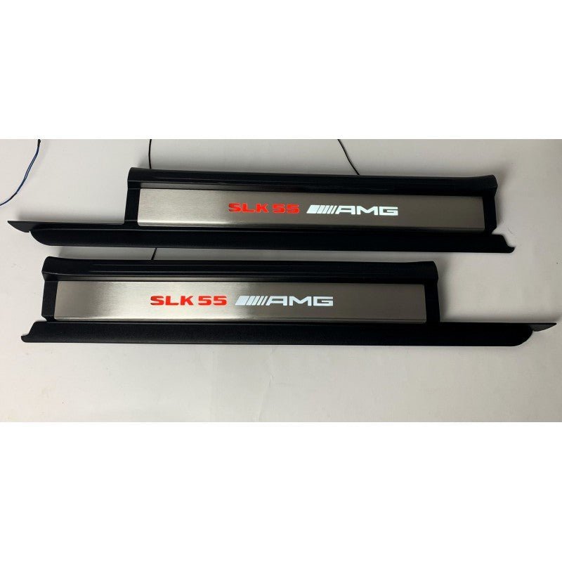 SLK 55 AMG LED Illuminated Door Sills 2 pcs for Mercedes-Benz SLK 55 - Custom Class
