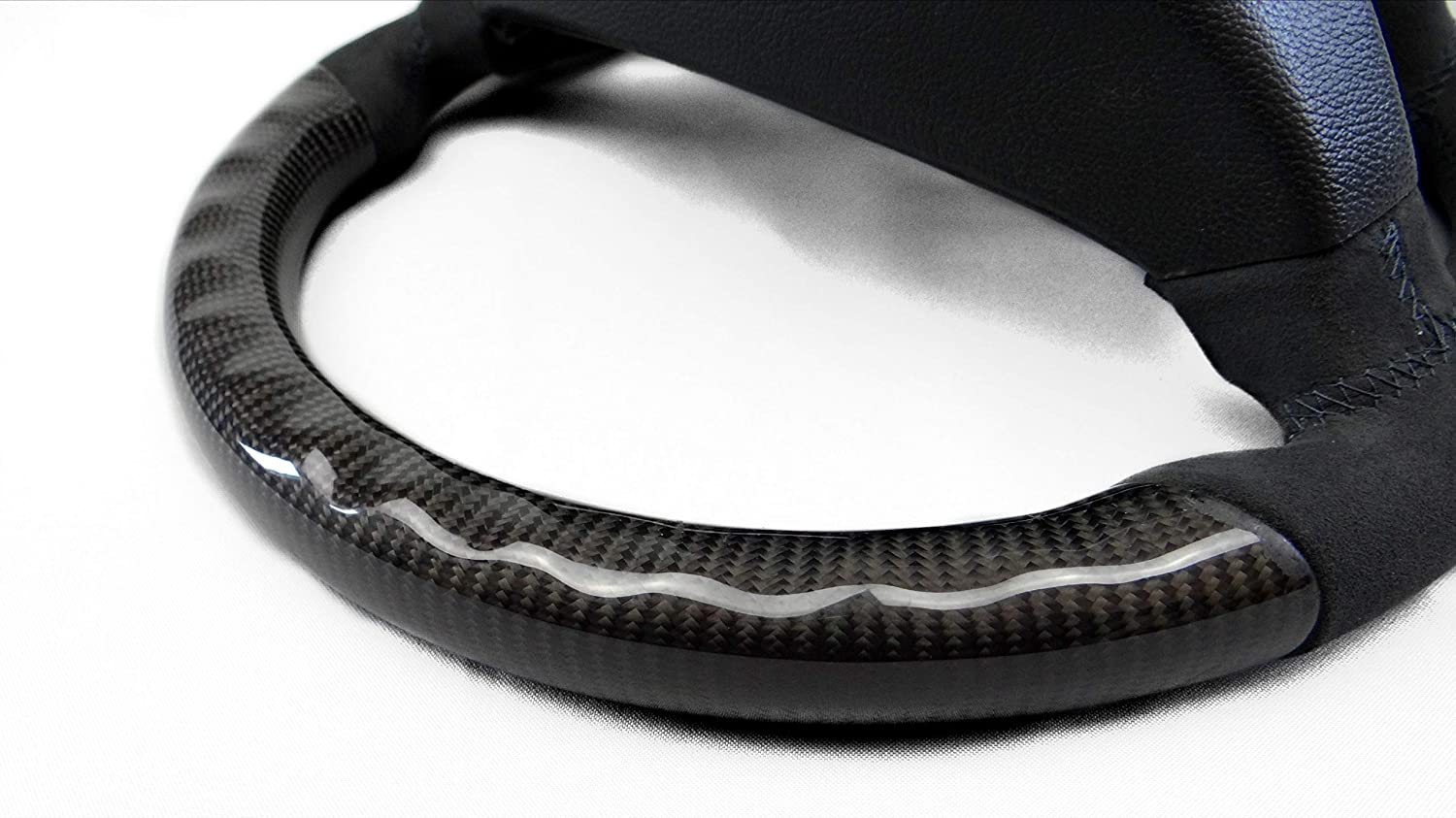 Steering Wheel Carbon Fiber Alcantara for Mercedes-Benz W211 W463 W219 - Custom Class