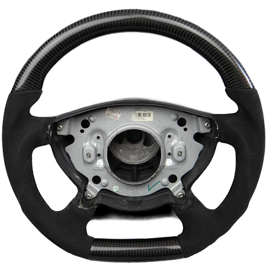 Steering Wheel Carbon Fiber Alcantara for Mercedes-Benz W211 W463 W219 - Custom Class