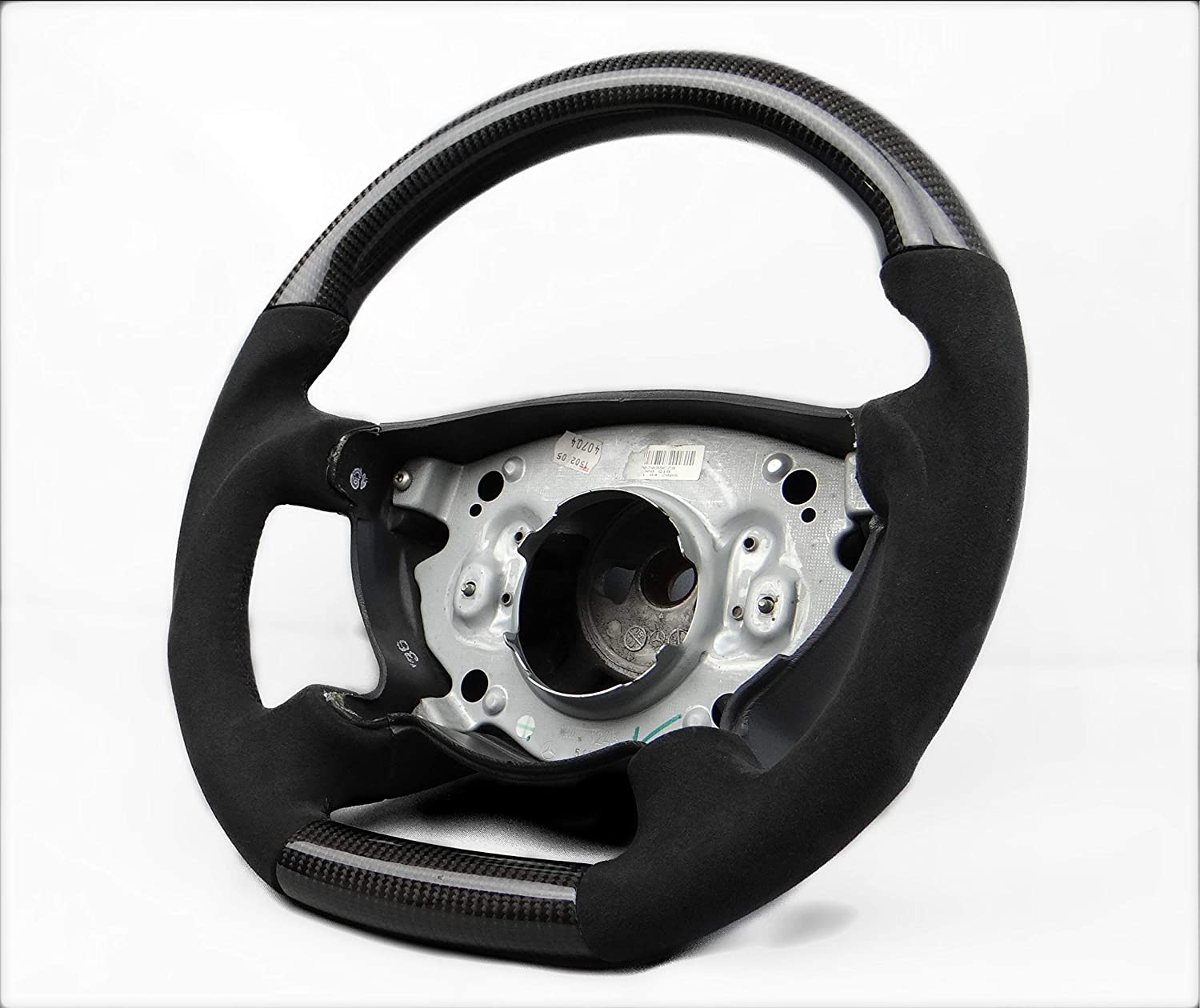 Steering Wheel Carbon Fiber Alcantara for Mercedes-Benz W211 W463 W219 - Custom Class