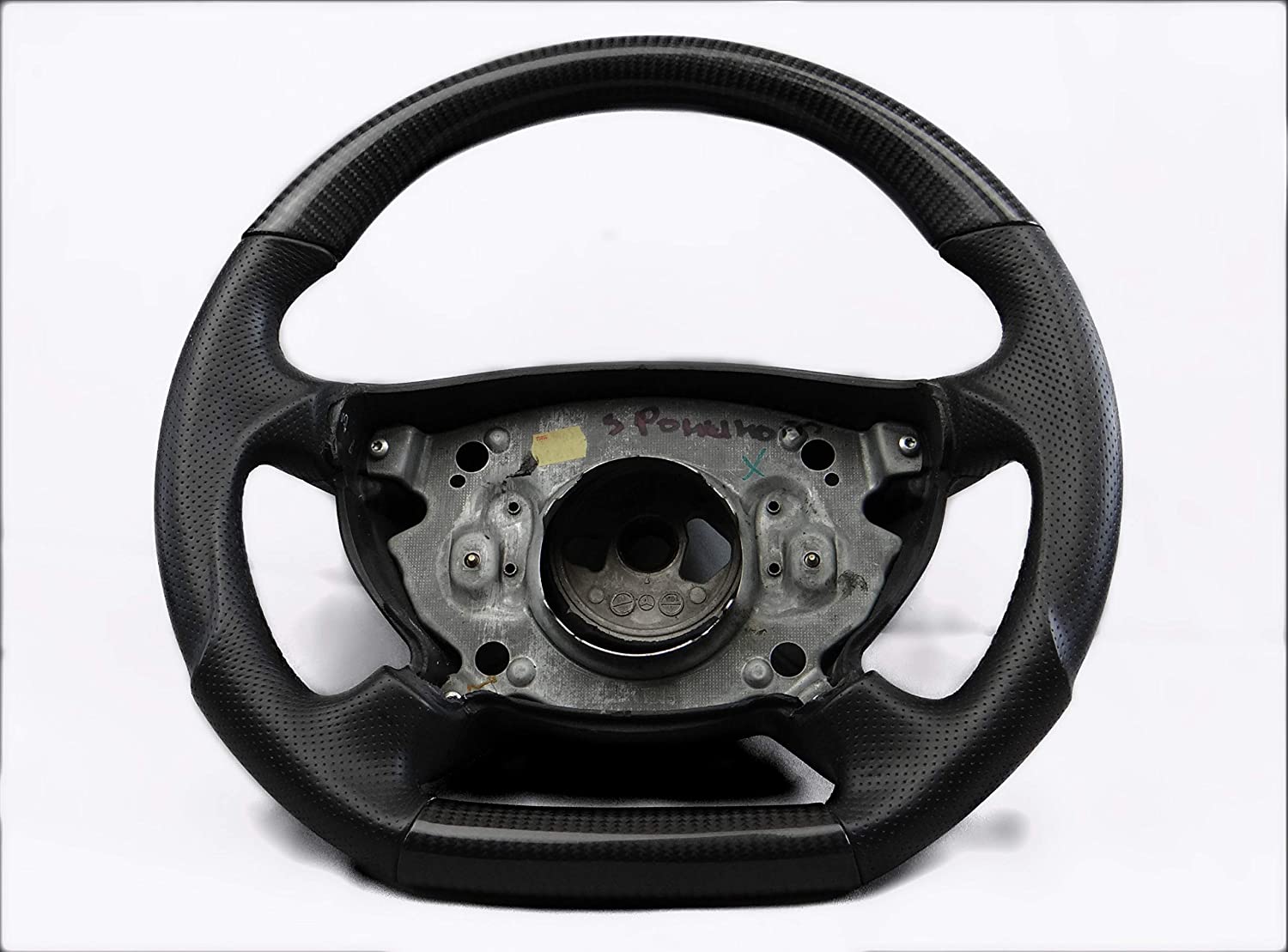 Steering Wheel Carbon Fiber Leather for Mercedes-Benz W211 W463 W219 - Custom Class