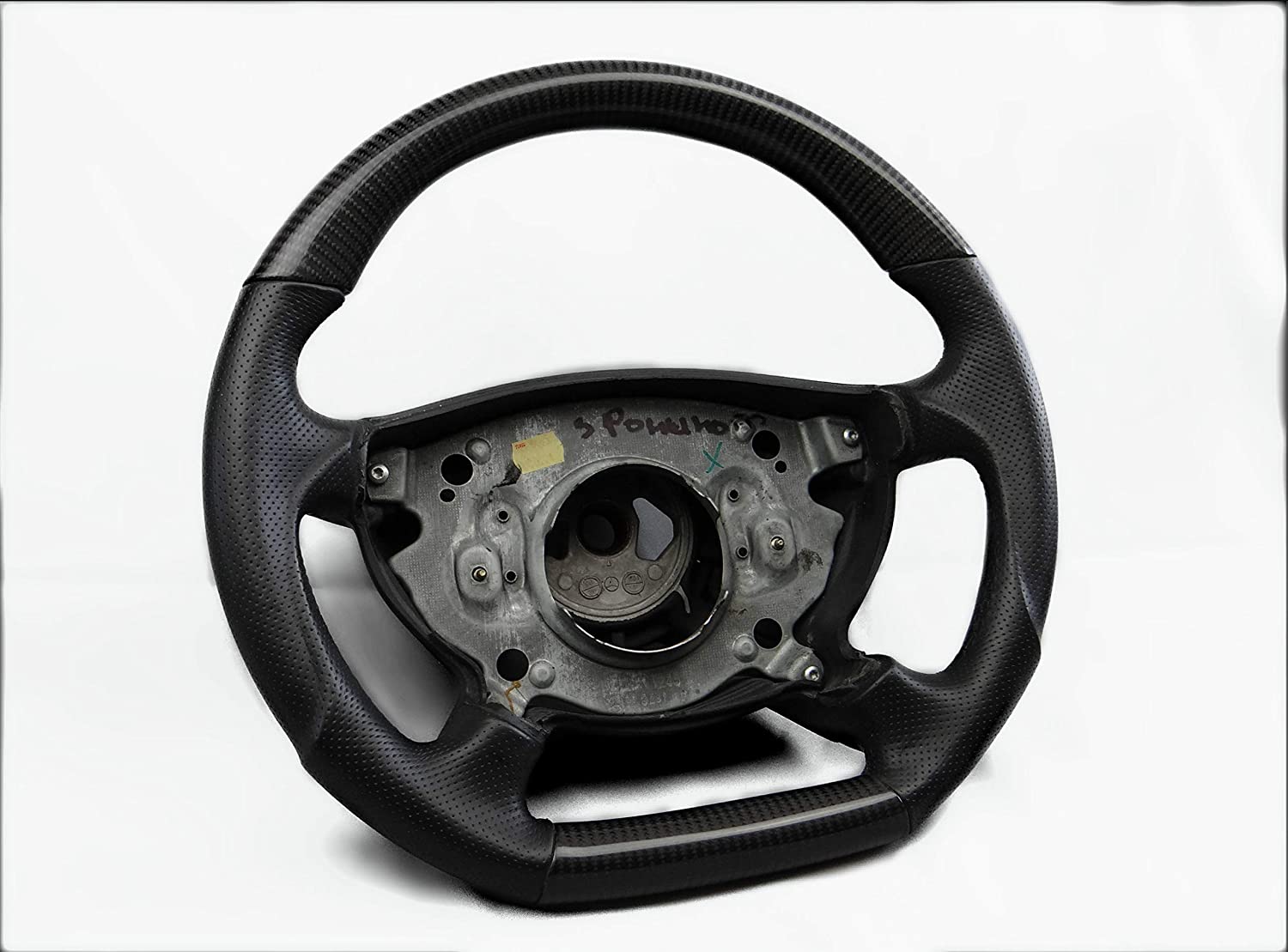 Steering Wheel Carbon Fiber Leather for Mercedes-Benz W211 W463 W219 - Custom Class