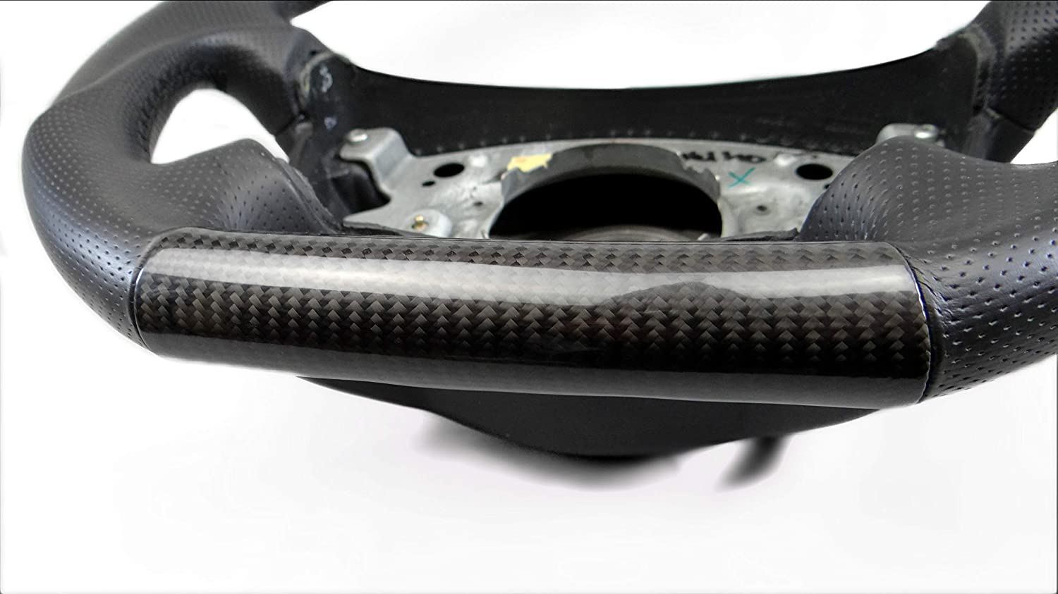 Steering Wheel Carbon Fiber Leather for Mercedes-Benz W211 W463 W219 - Custom Class