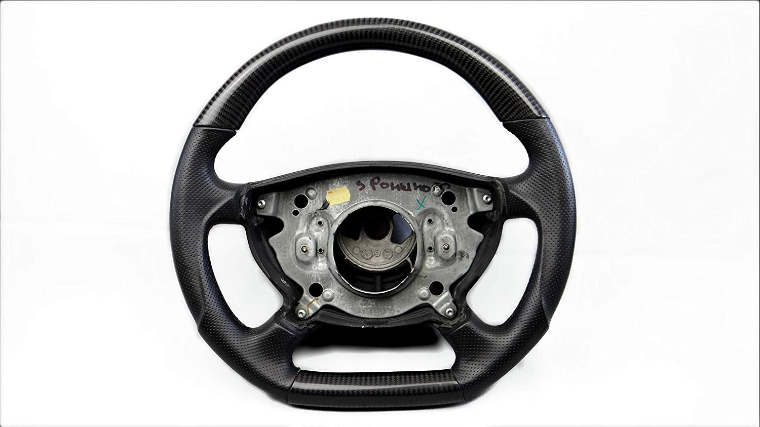 Steering Wheel Carbon Fiber Leather for Mercedes-Benz W211 W463 W219 - Custom Class