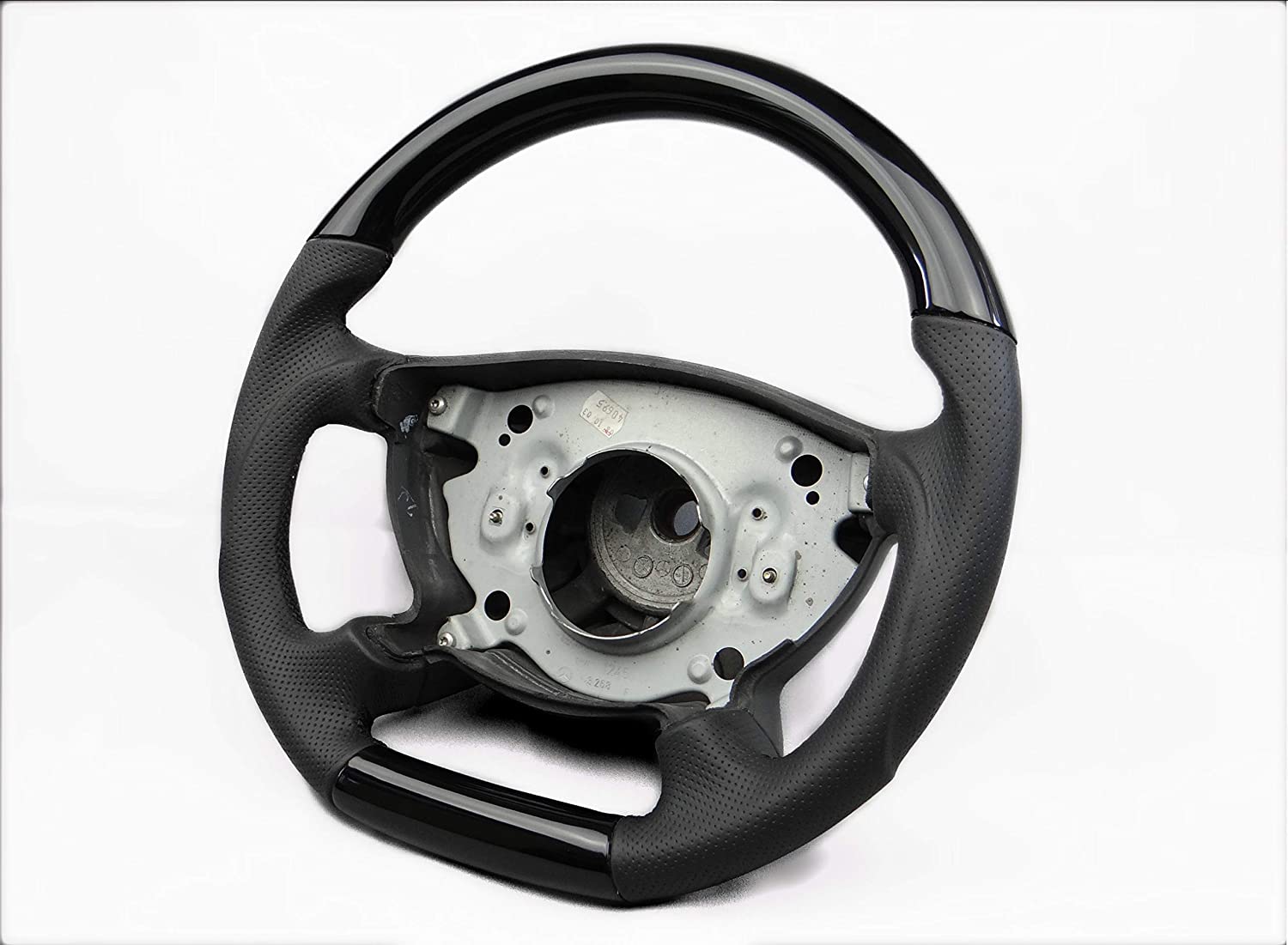 Steering Wheel Piano Black Leather for Mercedes-Benz w211 w463 w219 - Custom Class