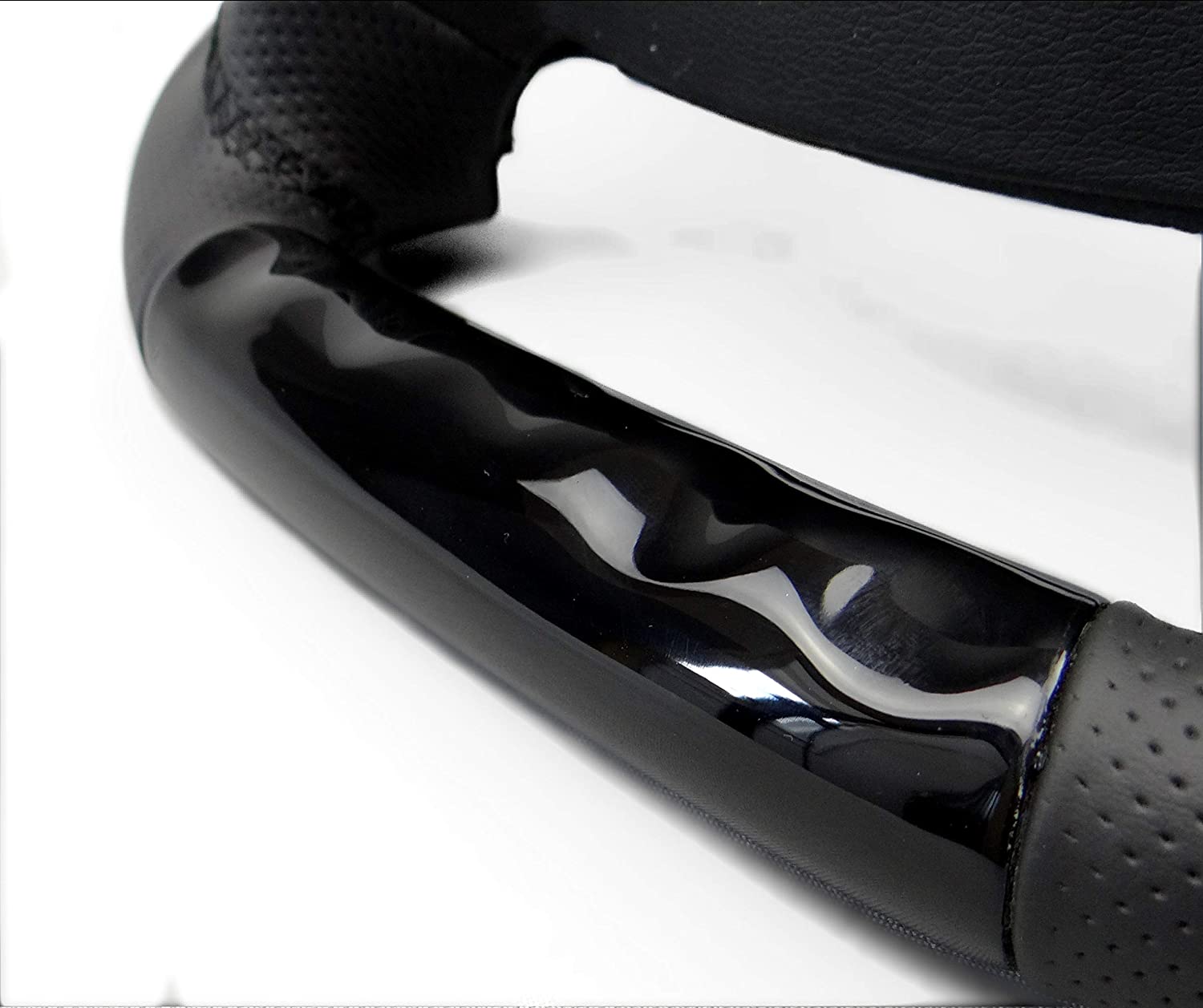 Steering Wheel Piano Black Leather for Mercedes-Benz w211 w463 w219 - Custom Class