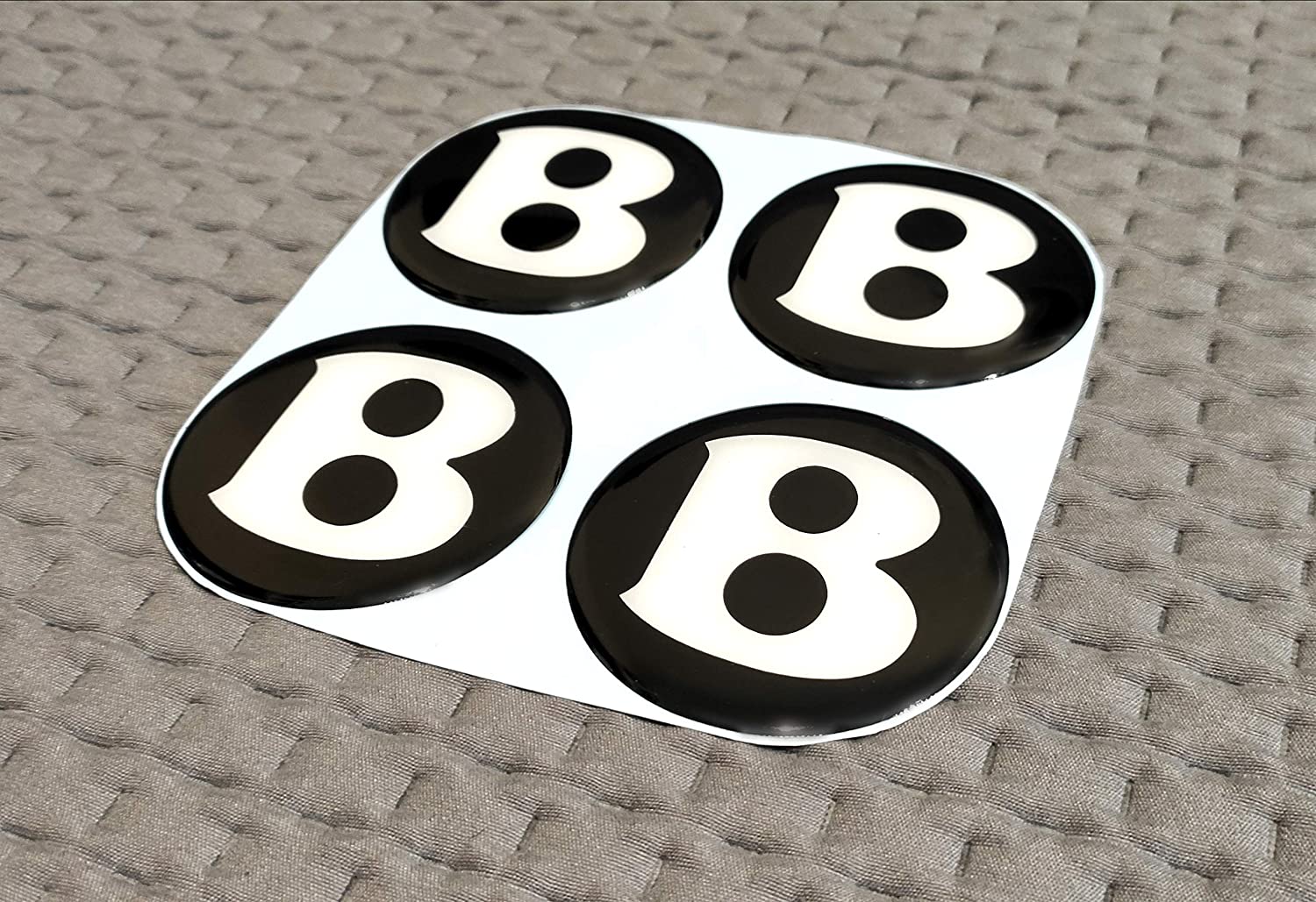 Stickers for Bentley Continental GT Flying SPUR Compatible with Center Wheel caps Centric Wheel Hub Rims Caps Badges Emblems 4 pcs Set - Custom Class